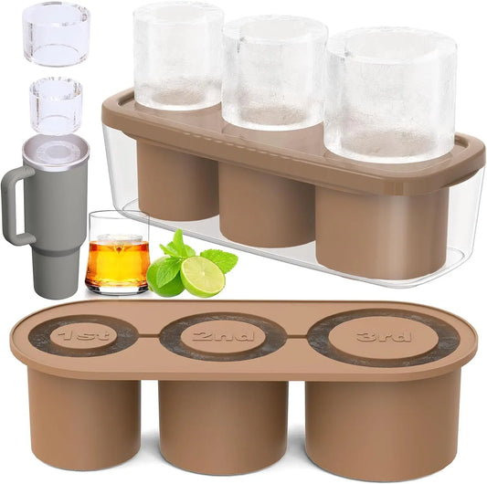 Stanley Cup-Compatible Silicone Ice Tray Set
